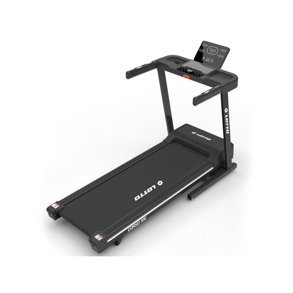 LOTTO Corso 100 Tapis de Course Electrique Pliable, Max 110kg,Bluetooth