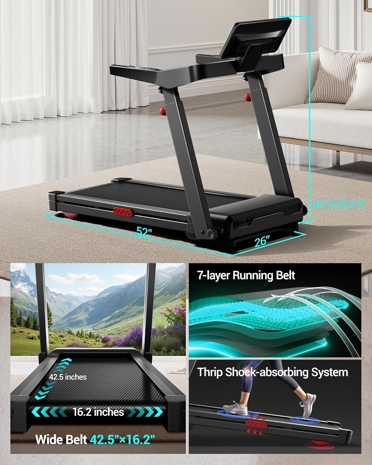 Umay L20 — Tapis de Course Pliable SPRINTMAISON