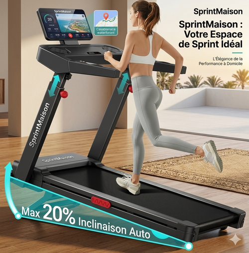 Umay L20 — Tapis de Course Pliable SPRINTMAISON