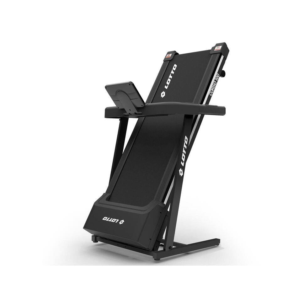 LOTTO Corso 100 Tapis de Course Electrique Pliable, Max 110kg,Bluetooth