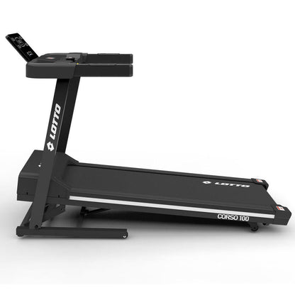 LOTTO Corso 100 Tapis de Course Electrique Pliable, Max 110kg,Bluetooth
