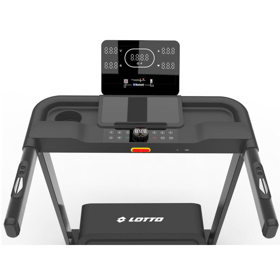 LOTTO Corso 100 Tapis de Course Electrique Pliable, Max 110kg,Bluetooth