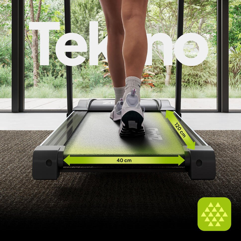 Tapis de course pliant Zipro Tekno 120 x 40 cm, 14 km/h, enceintes MP3, LCD